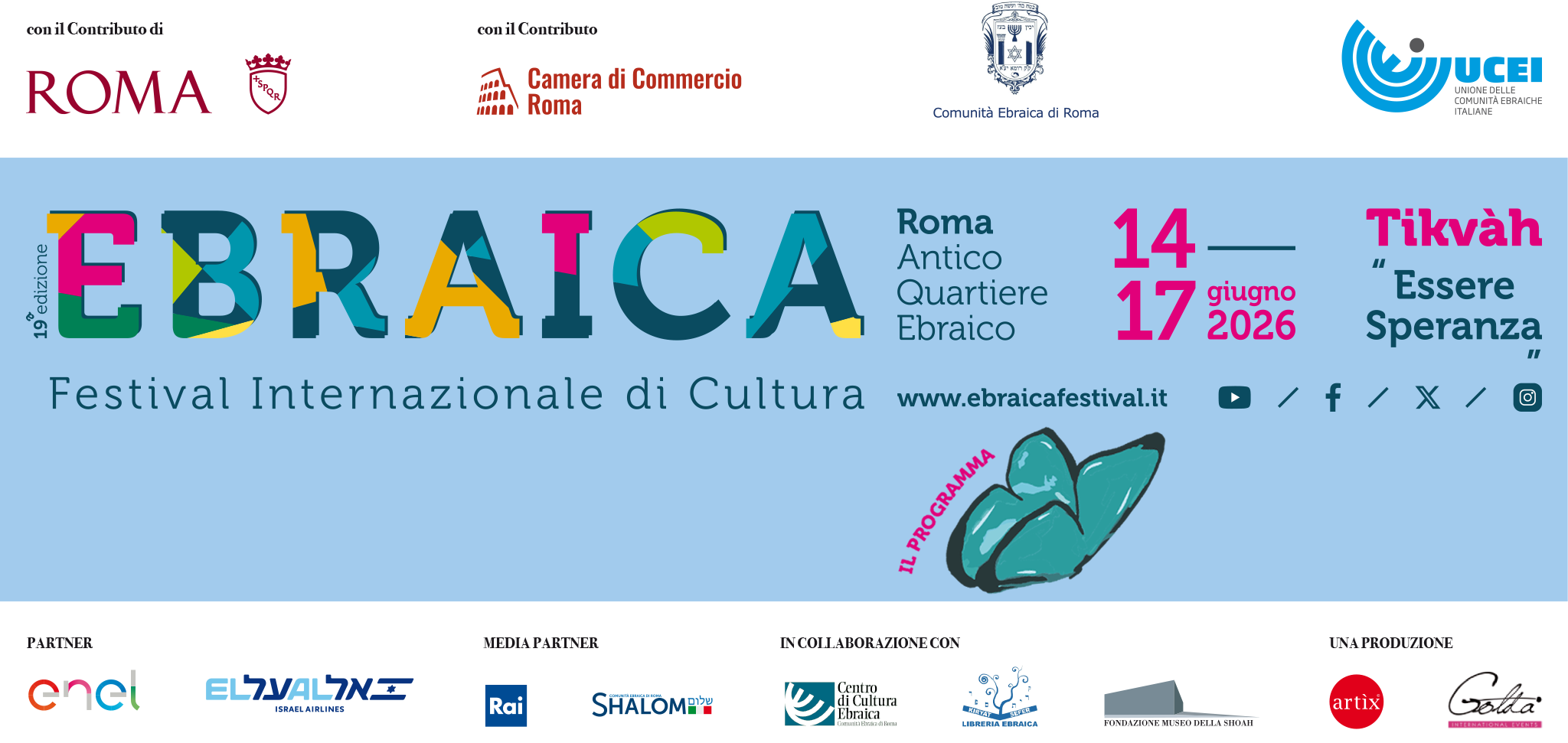 Ebraica - Festival di Cultura Internazionale 2026